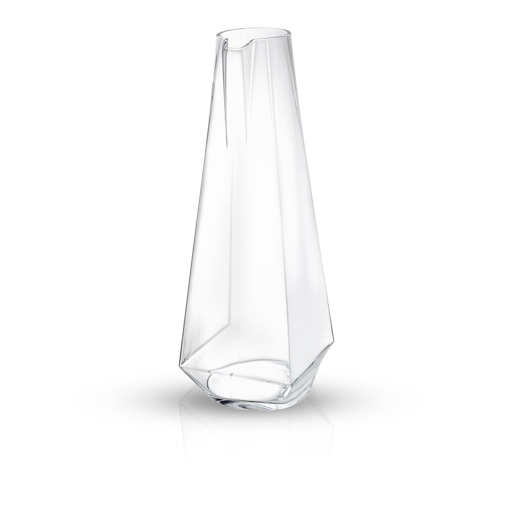 JoyJolt Infiniti Beverage Pitcher 43Oz Deluxe Glass Pitcher