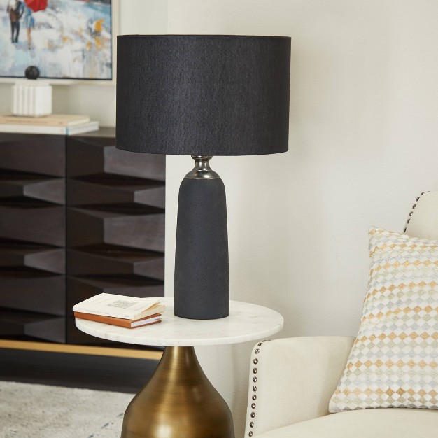 Modern Cement Table Lamp Brown Olivia amp May