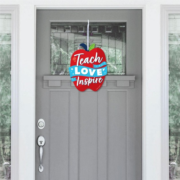 Big Dot Of Happiness Thank You Teachers Hanging Porch Teacher Appreciation Outdoor Decorations Front Door Decor 1 Piece Sign