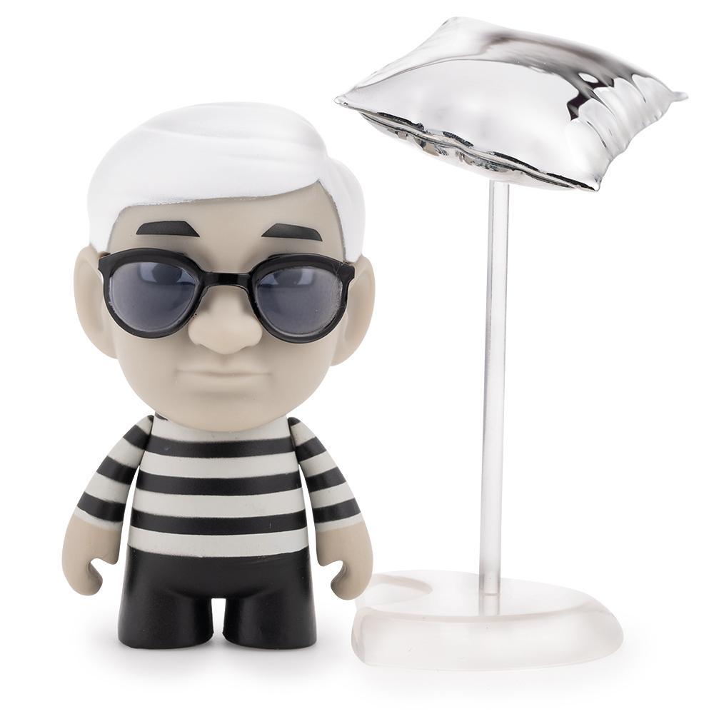 Many Faces of Andy Warhol Vinyl Figures by Kidrobot