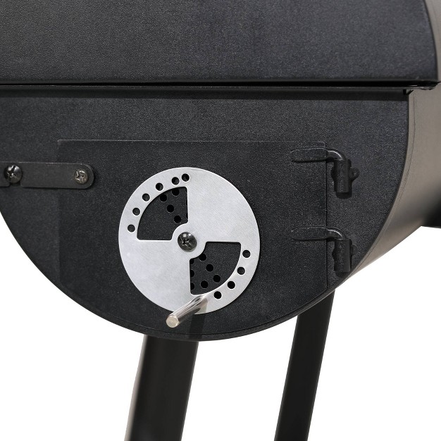 Captiva Designs E02gr006 Offset Charcoal Smoker Black