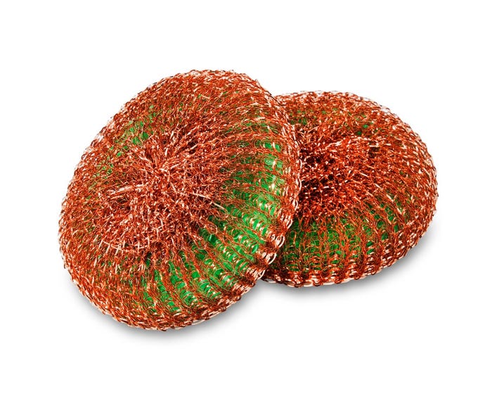 Libman Copper Power Scrubbers， 2 Pack