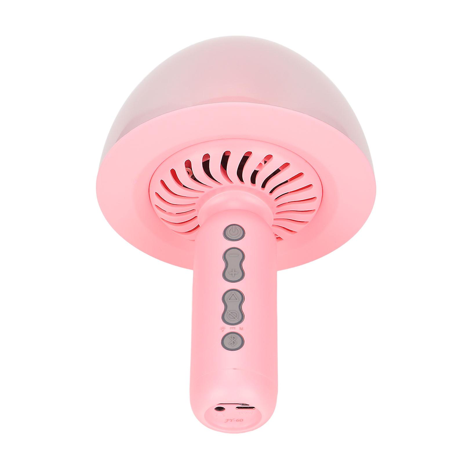 Bluetooth Wireless Karaoke Mic Night Light Bluetooth Microphone For Party Ktv Home Holidaypink