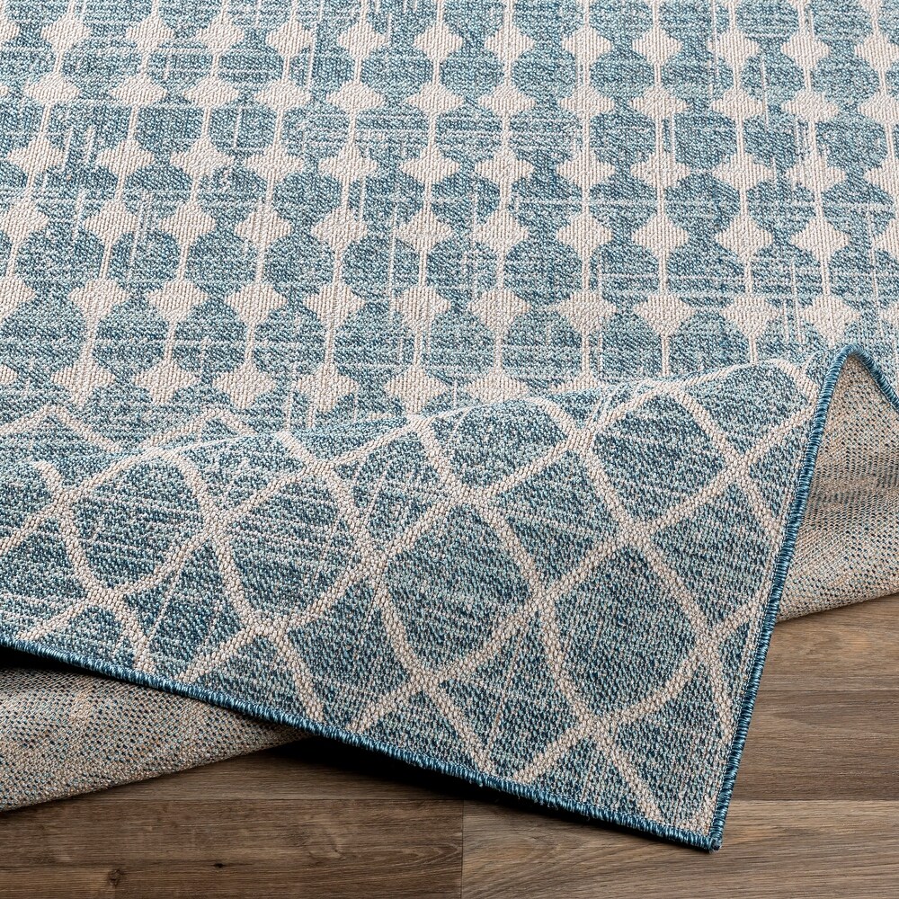 Grady Indoor / Outdoor Boho Geometric Area Rug