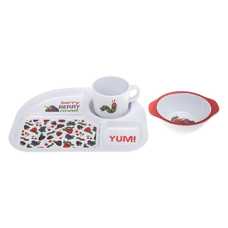 Godinger Silver World of Eric Carle The Very Hungry Caterpillar 3-pc. Kids' Melamine Dinnerware Set