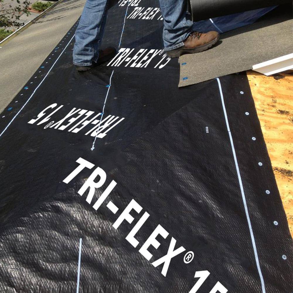 GCP Applied Technologies 48 in. x 250 ft. Tri-Flex 15 Roll Synthetic Roofing Underlayment 5008069