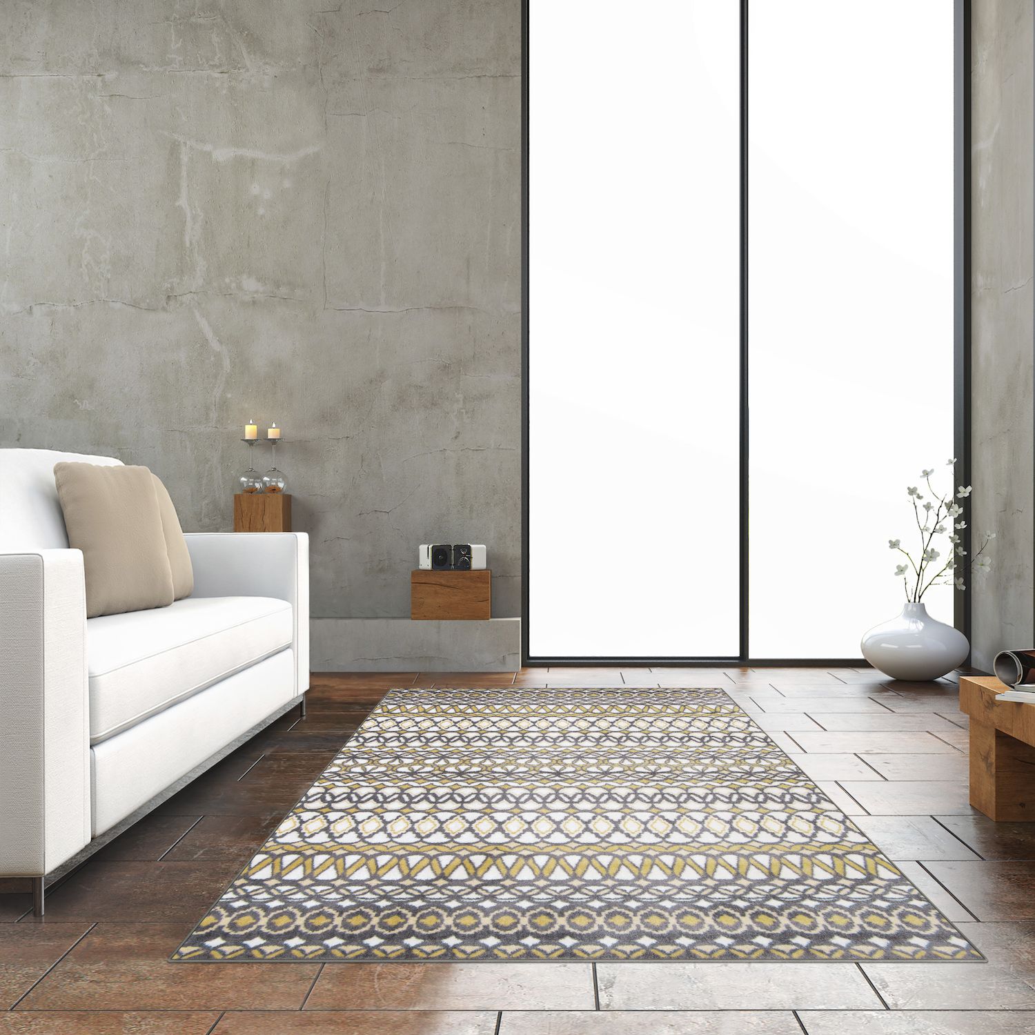 Chelsea Micro Geometric Area Rug