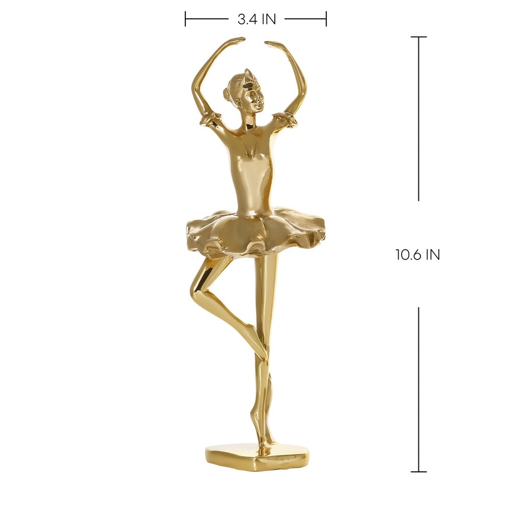 Vintage Brass Ballerina Handmade Sculpture Ballerina set of 3