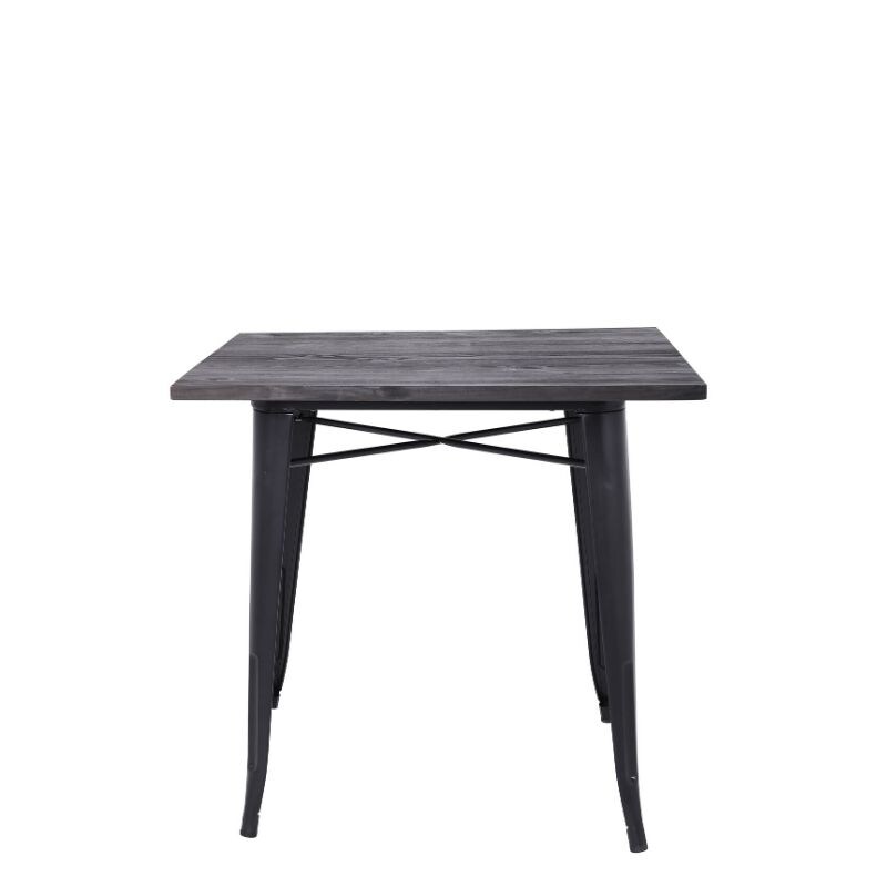 Metal wood Dining Table   31.5\