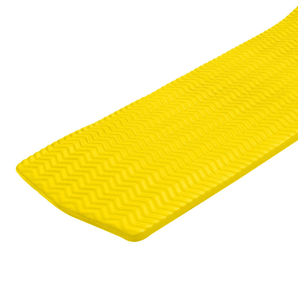 TRC Recreation Serenity 70 Inch Thick Foam Mat Raft Lounger Pool Float， Yellow