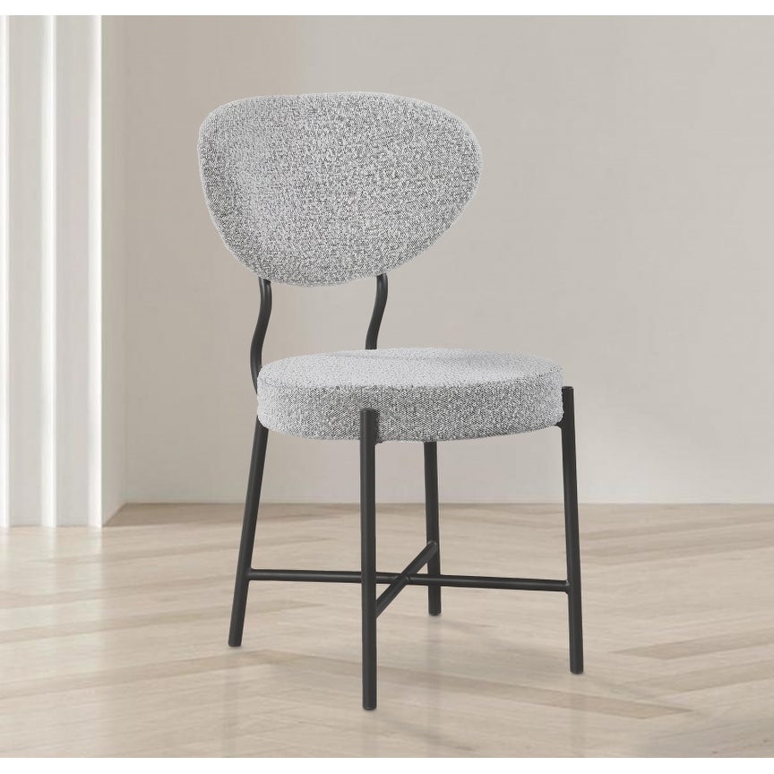 Allure Boucle Fabric Dining Chair