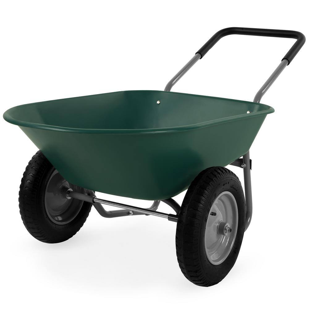 Best Choice Products SKY2705 5 cu. ft. Plastic Wheelbarrow