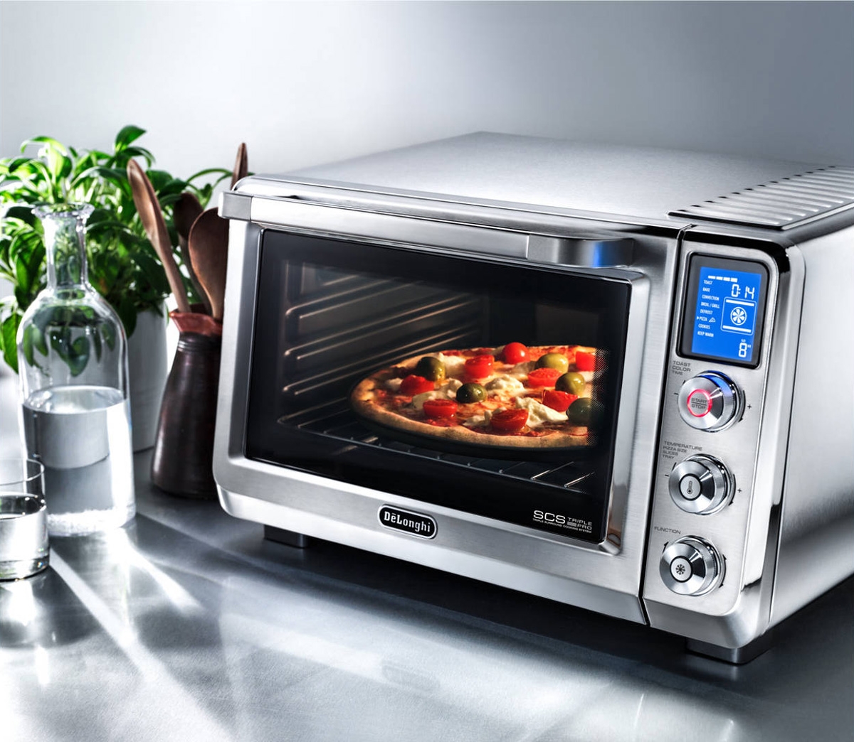 DeLonghi Livenza Stainless Steel Digital True Convection Oven