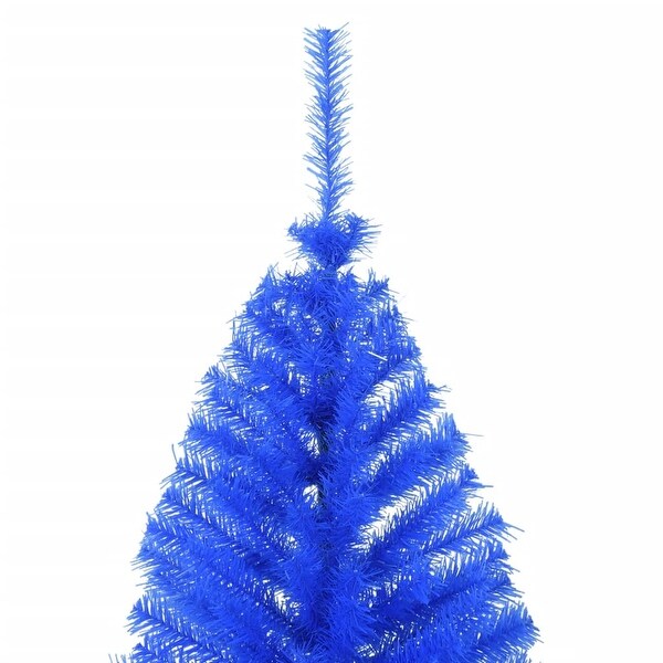 vidaXL Christmas Tree Decoration Artificial HalfCircle Tree with Stand PVC