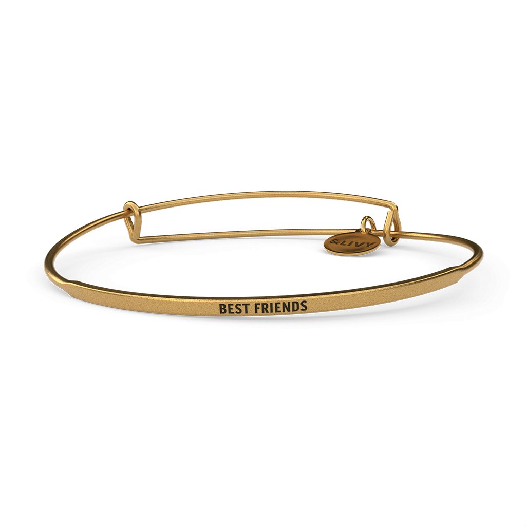 &Livy  Posy Wire Bracelet - Best Friends