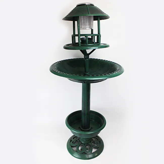 Jardin Garten jardim Garden supply of solar bird bath feeding hotel station