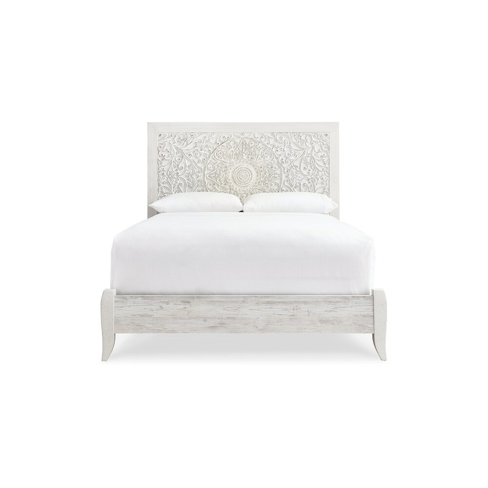 Signature Design by Ashley Paxberry White Queen Panel Bed