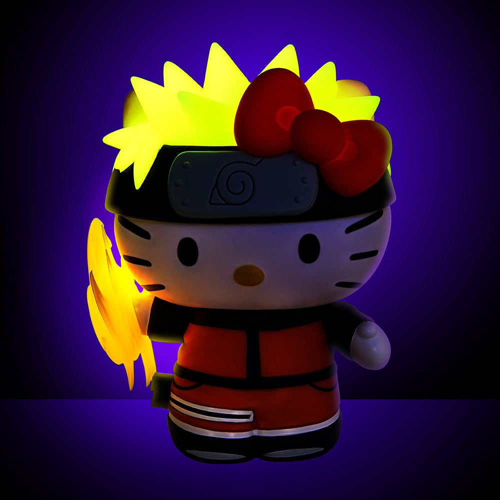 Naruto X Hello Kitty® 8” Vinyl Figure – Naruto Charge (GID Kidrobot.com Exclusive Edition)