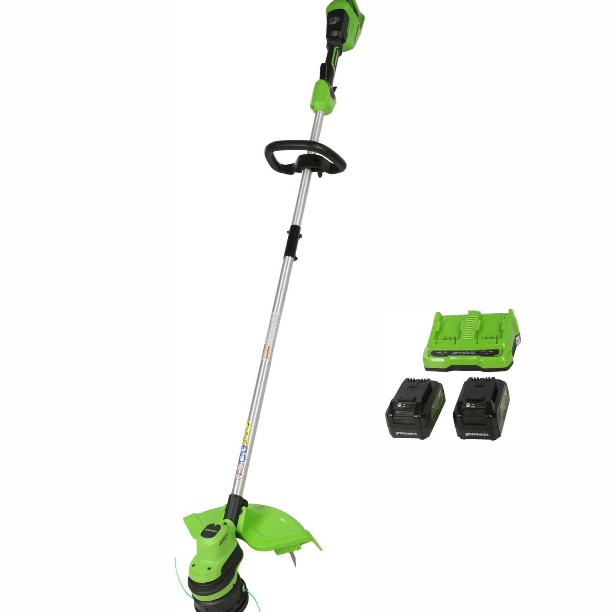 48V 15-Inch Cordless String Trimmer | Greenworks Tools