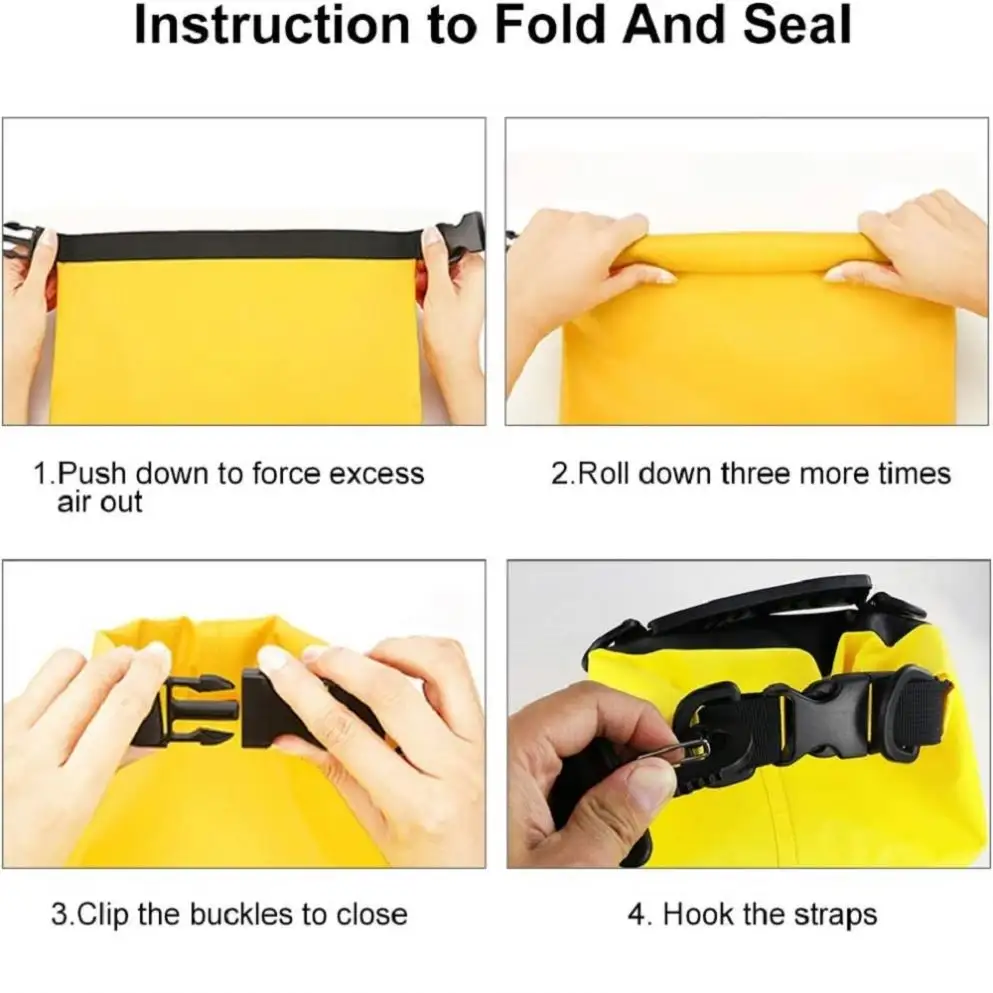 Waterproof Dry Bag 30L Lightweight Adjustable Kayaking Shoulder Strap Rafting Boating Swimming Camping Hiking