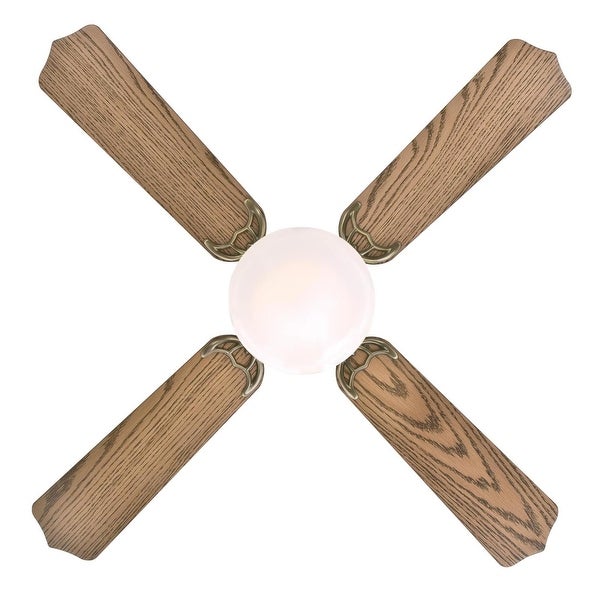 Westinghouse Lighting Casanova  42-Inch 4-Blade Indoor Ceiling Fan with LED Light and Opal Schoolhouse Glass Shopping - The Best Deals on Ceiling Fans | 39655596