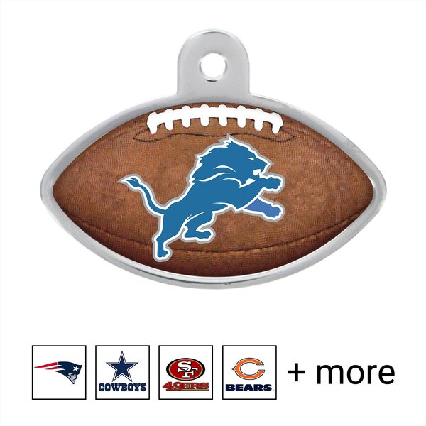 Quick-Tag NFL Football Personalized Dog and Cat ID Tag， Large