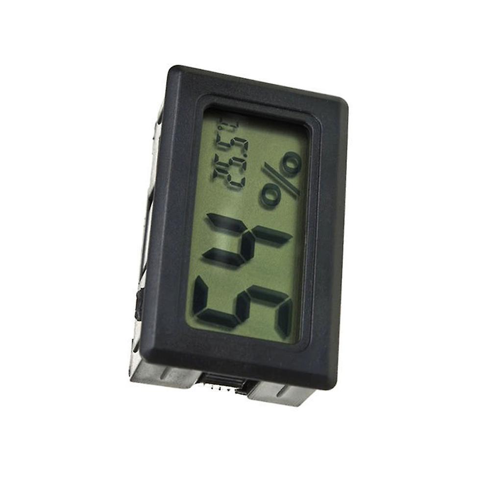 5pcs Mini Digital Lcd Temperature And Humidity Meter Pet Reptile Wireless Thermometer Hygrometer No.327294