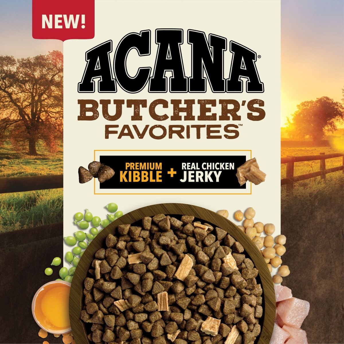 ACANA Butcher’s Favorites Grain-Free Free-Run Poultry and Liver Recipe Dry Dog Food