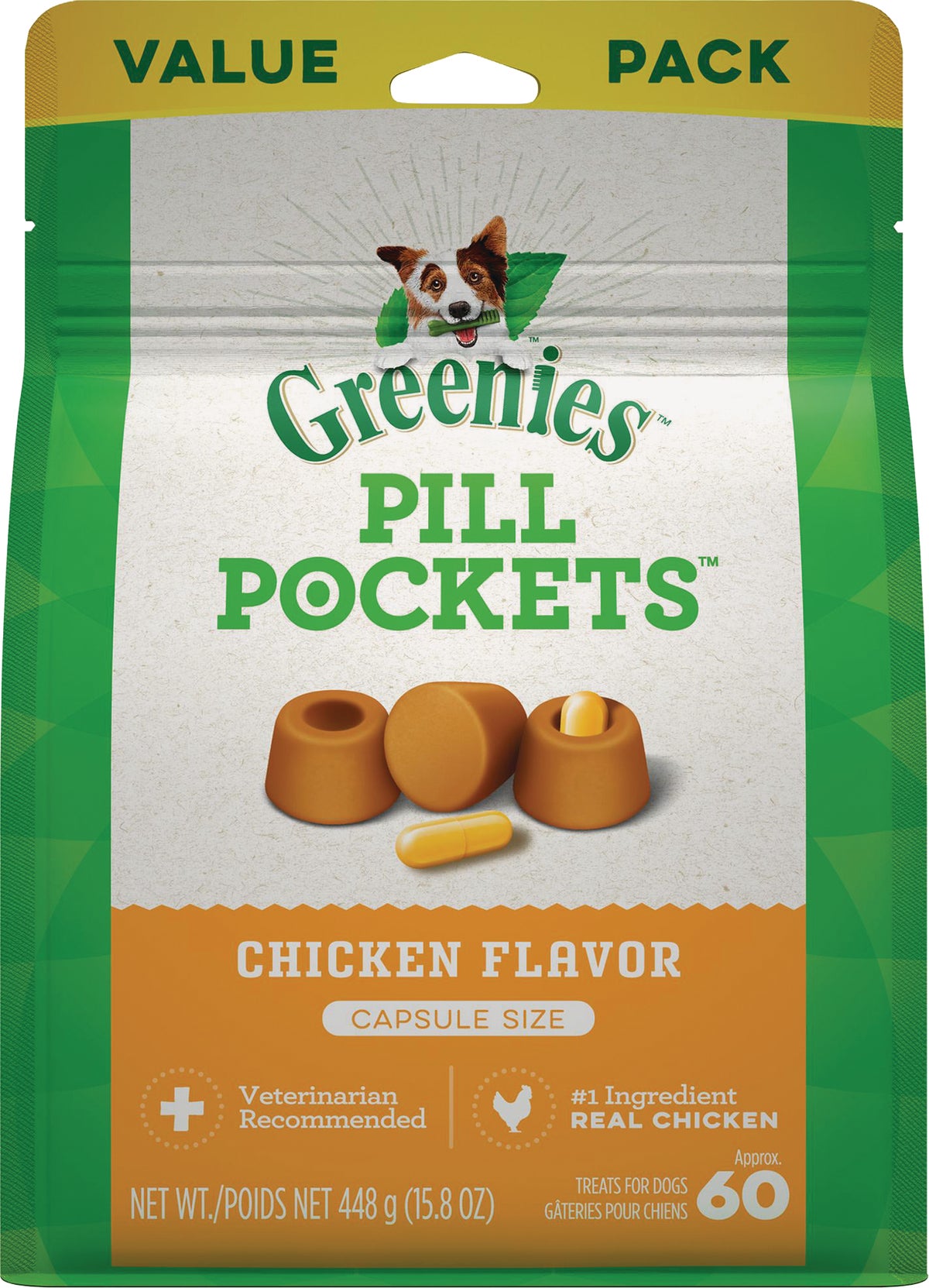 Greenies Pill Pockets Dog Treat 15.8 Oz.