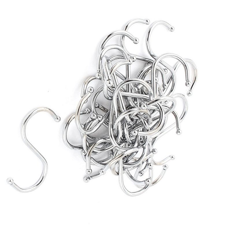 Kitchen Pot Pan Hanging S Shape Stainless Steel Clasp Hooks Hangers 30pcs