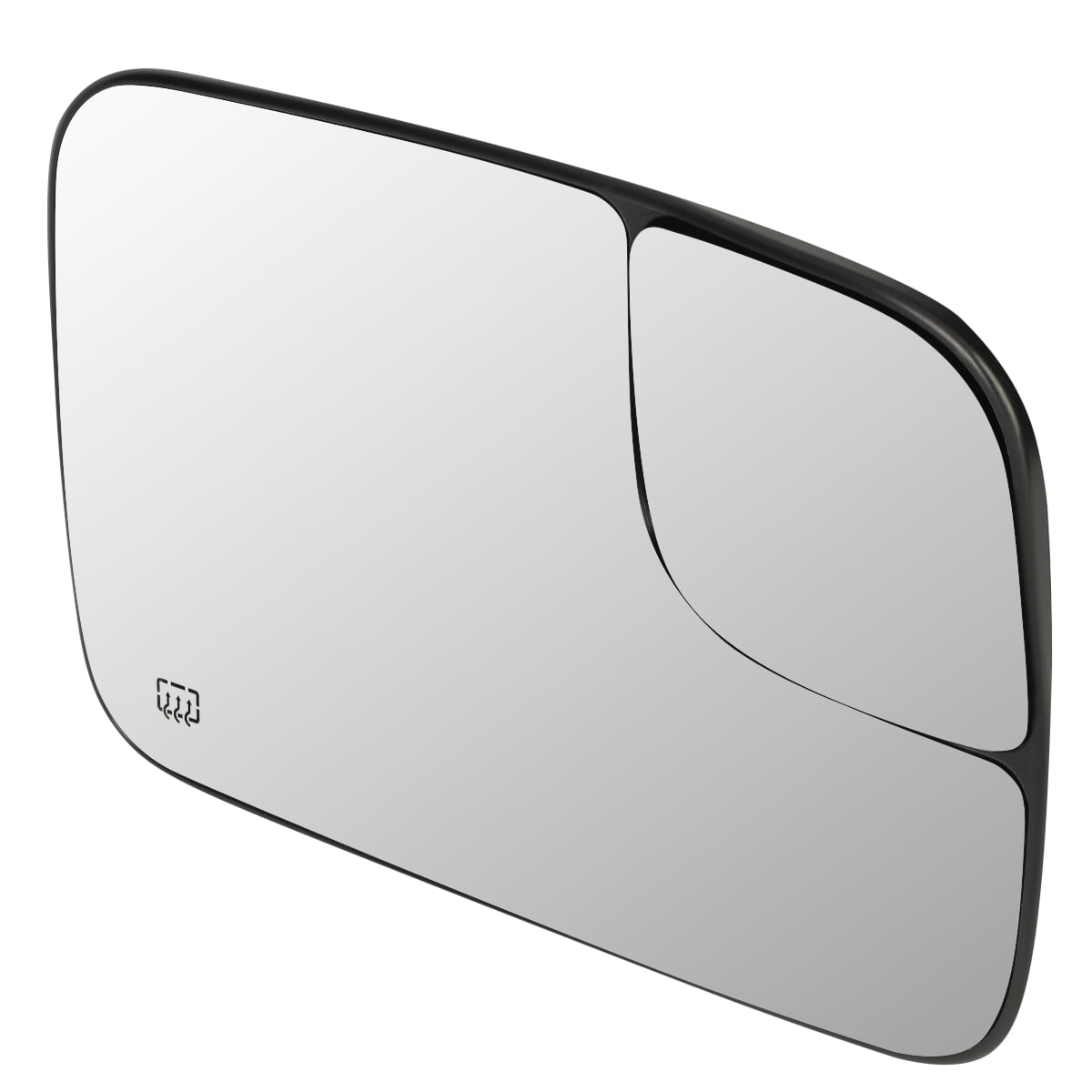 DNA Motoring OEM-MG-0128 For 2005 to 2009 Dodge Ram Truck 1500 2500 3500 Factory Style Passenger / Right Side Mirror Glass Lens with Backing Plate + Heated 06 07 08 5161010AA