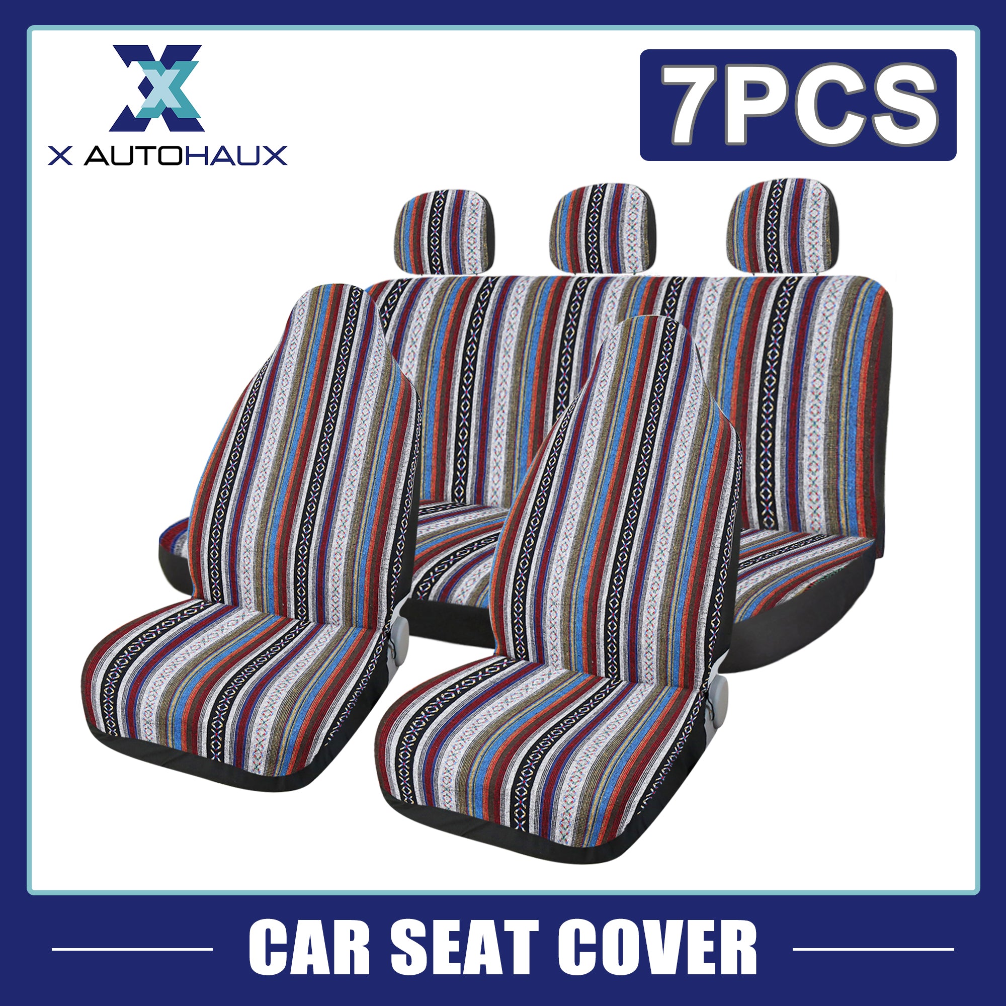 Bucket Seat Cover Protector 7pcs Blanket Durable for Car Auto