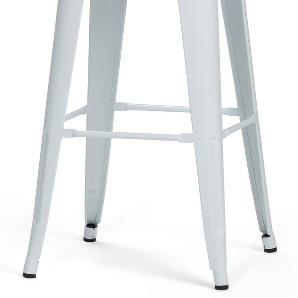 WYNDENHALL Josephine Industrial Metal Stool (Set of 4)