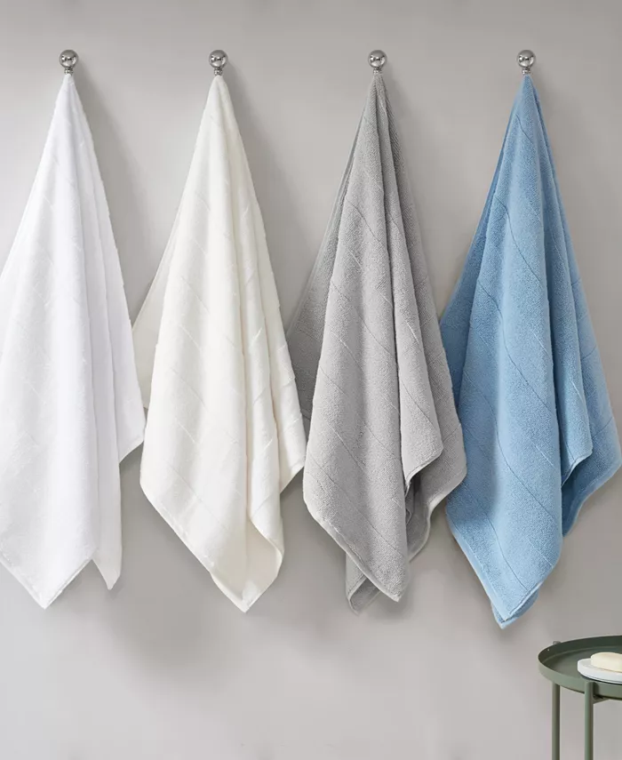 Madison Park Signature CLOSEOUT! Parker Zero-Twist Stripe 6-Pc. Bath Towel Set