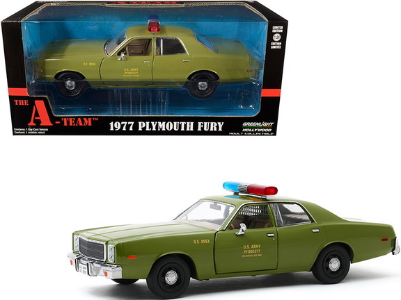 Greenlight 84103  1977 Plymouth Fury U.S. Army Po...