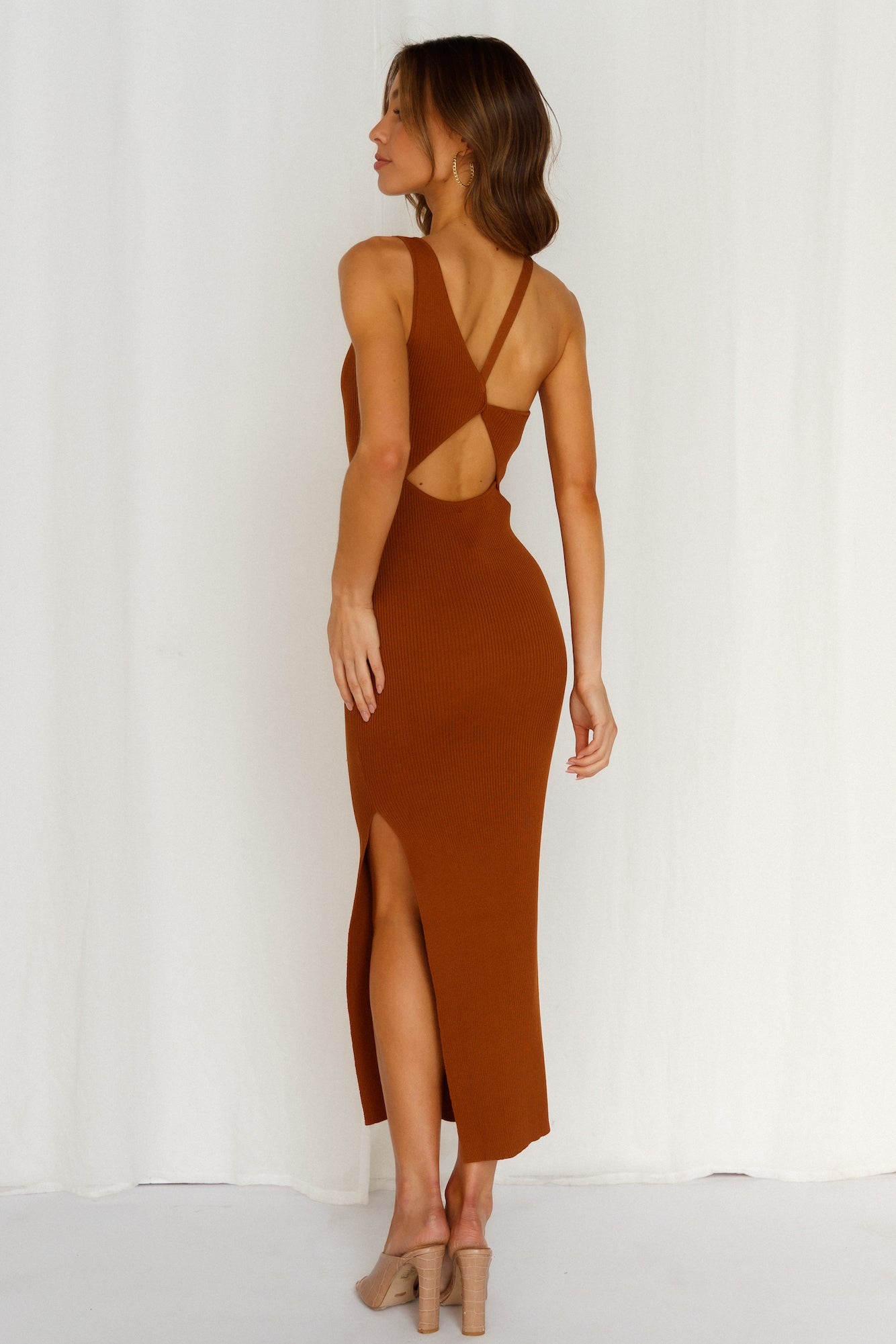 Airy Dreams Maxi Dress Brown