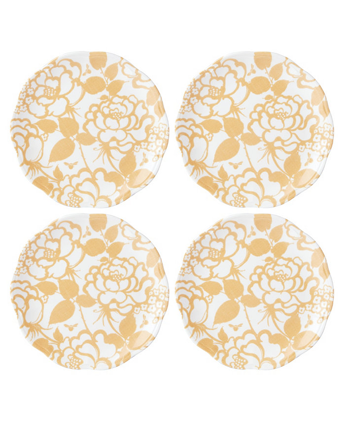 Lenox Butterfly Meadow Cottage Accent Plate Set Set of 4