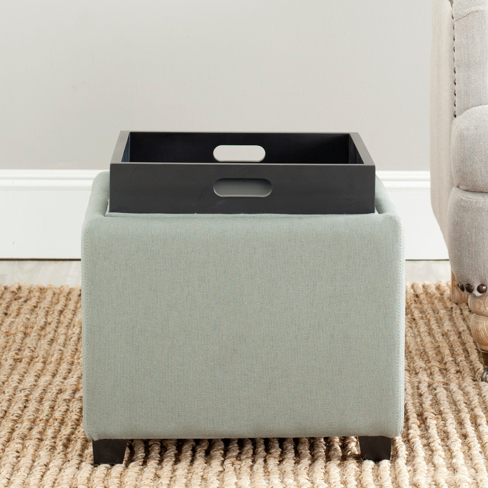 Safavieh Matteo Ottoman   Transitional   Footstools And Ottomans   by Safavieh  Houzz