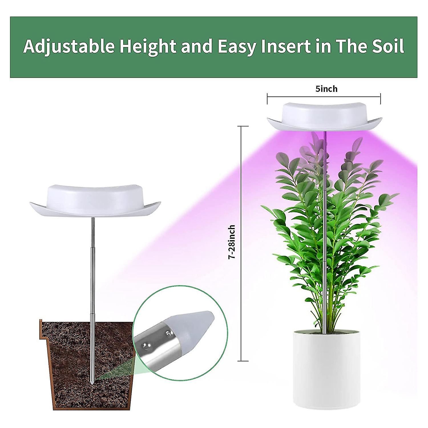 Grow Lights For Indoor Plants， 3 Modes 360 Led Plant Grow Light With Timer， 10 Dimmable Levels， Au