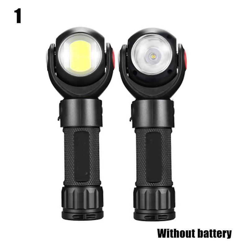 360 Degree Rotating Magnet Led Usb Chargeable Flashlight Torch Work Light For Outdoor Lighting New