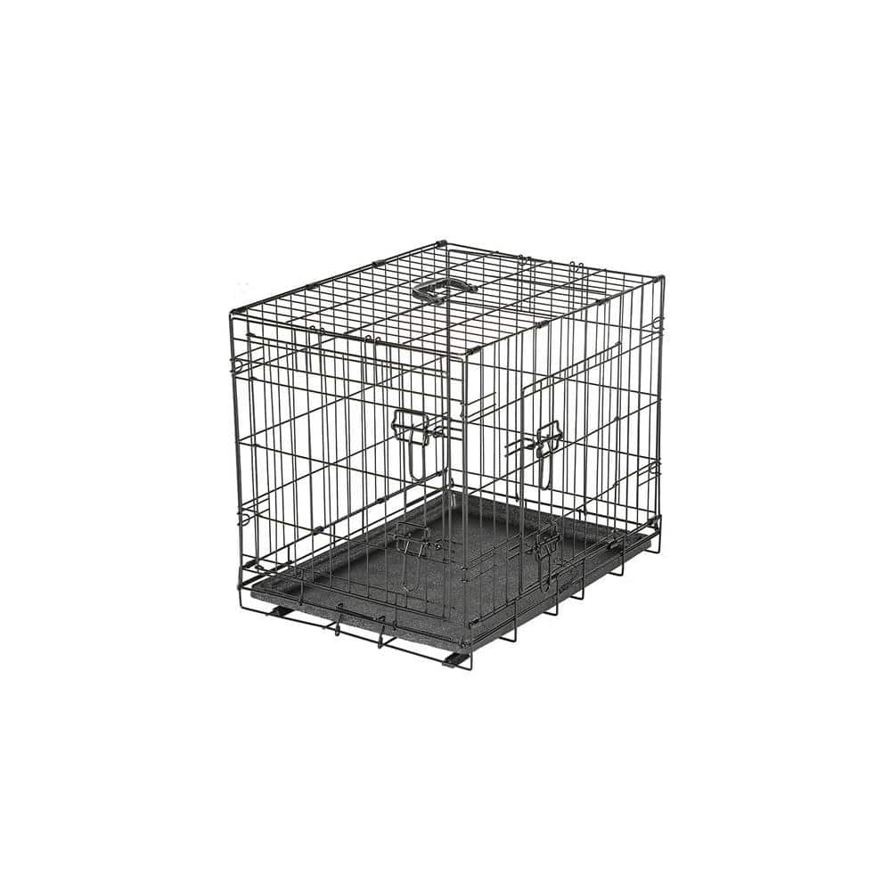 PRIVATE BRAND UNBRANDED 24 in. D x 20 in. H x 18 in. W Small Collapsable Dog Crate Kennel 308592B