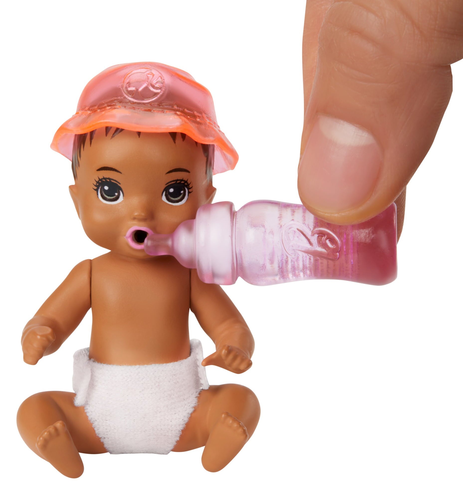 Barbie Skipper Babysitters Inc. Feeding And Changing Playset With Color-Change Baby Doll, Diaper Bag And Accessories