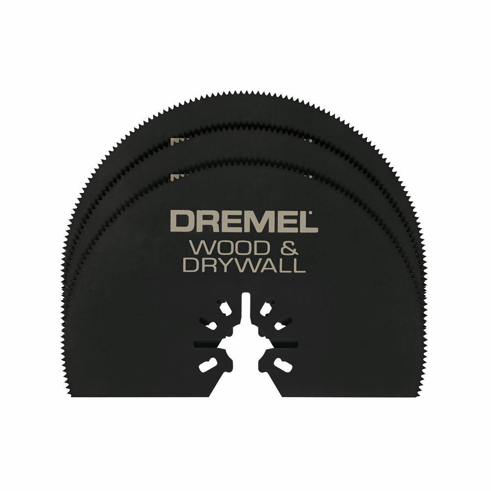 Dremel Multi-Max 3.5 Amp Variable Speed Corded Oscillating Multi-Tool Kit with 3Pk Universal Wood and Drywall Oscillating Blade MM35-01+MM450U