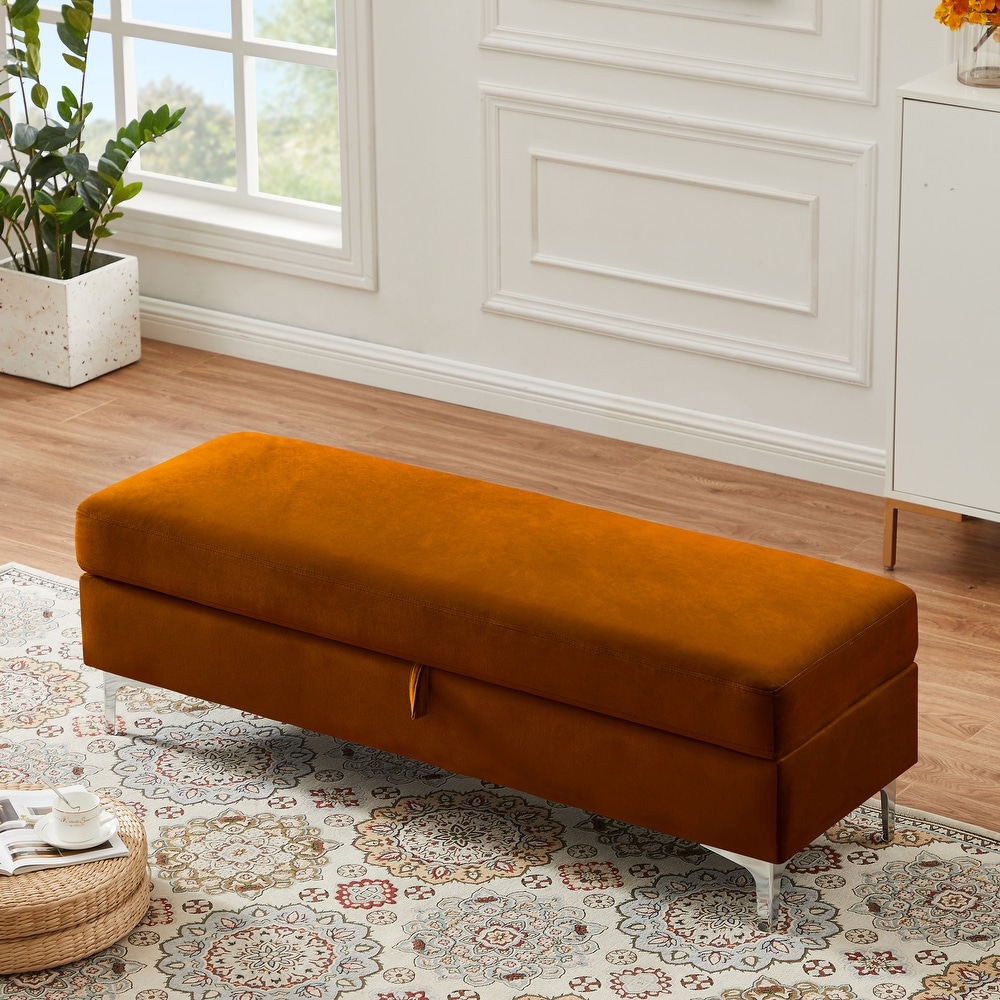 comfortable velvet Leisure stool sofa