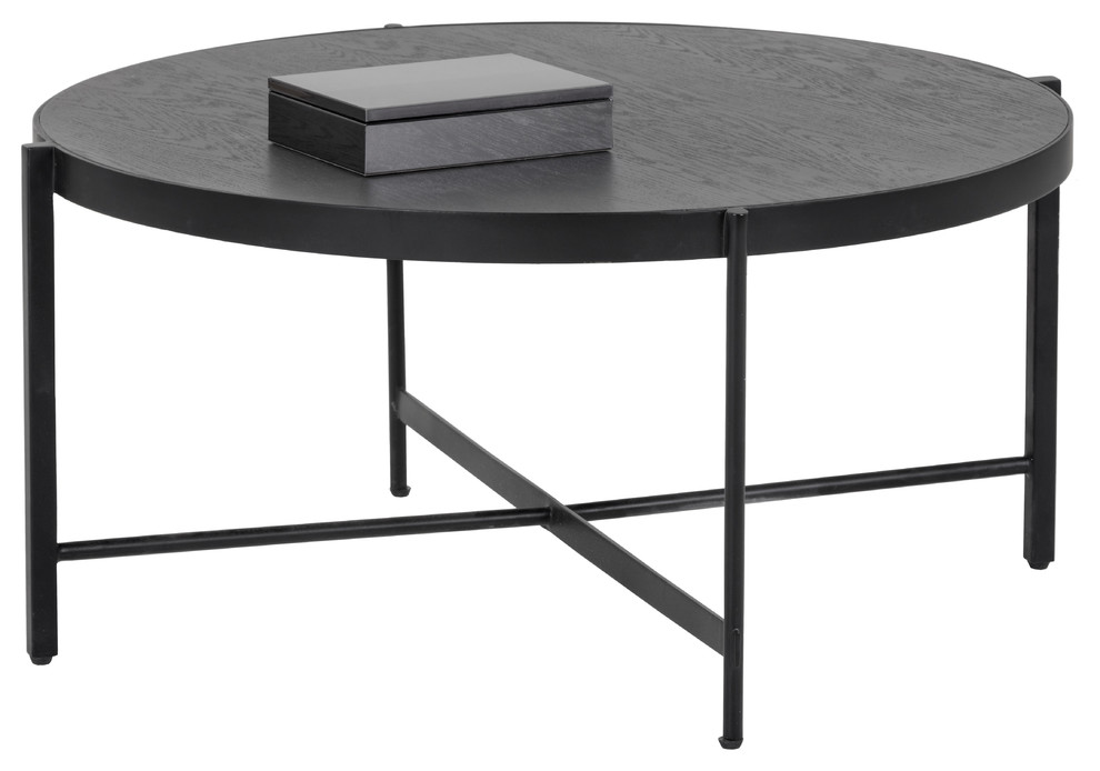 Willem Coffee Table  Medium  Oak Veneer   Industrial   Coffee Tables   by HedgeApple  Houzz