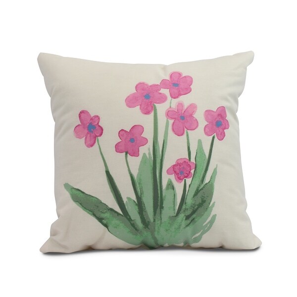 16 x 16 inch Pretty Little Flower Outdoor Pillow