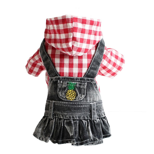 Denim Dog Clothes Cowboy Pet Dog Coat Puppy Clothing For Small Dogs Jeans Jacket Dog Vest Coat Puppy Outfits Cat Clothes