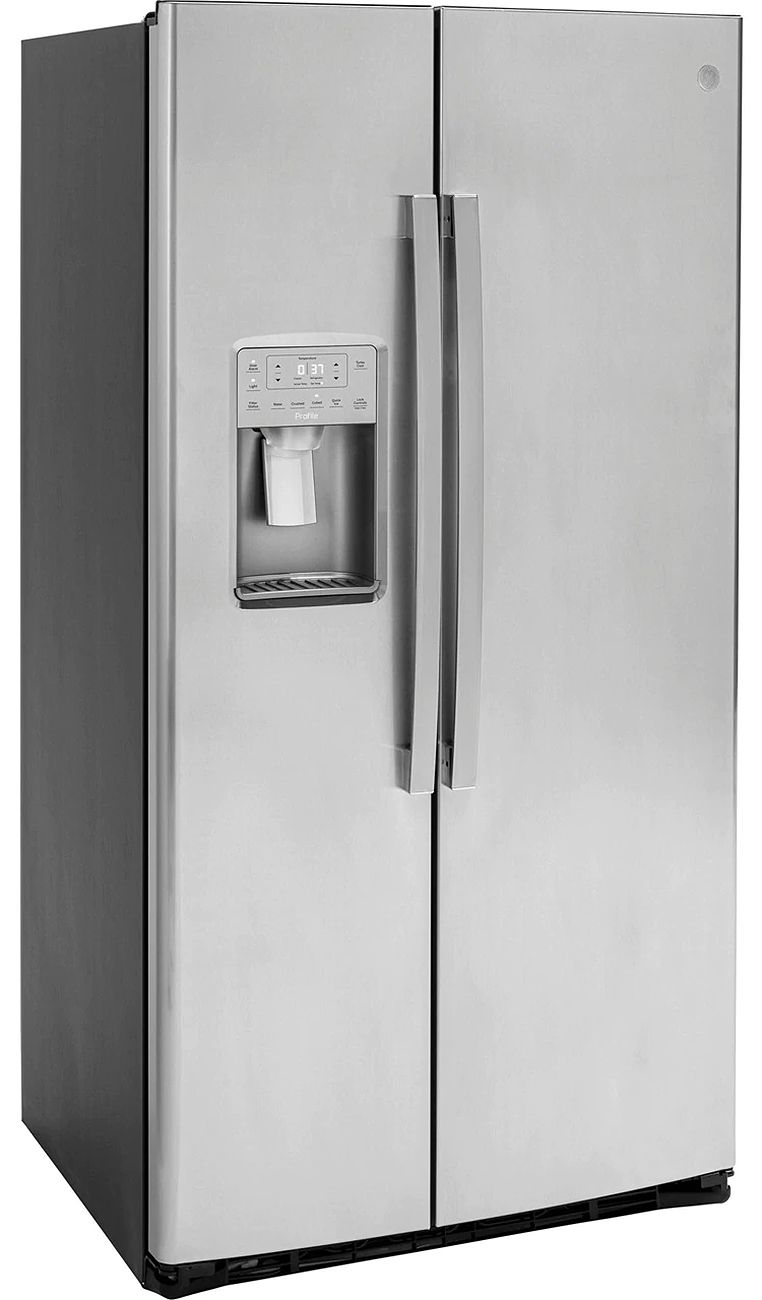 GE Profile 21.9 Cu. Ft. Fingerprint Resistant Stainless Steel Counter-Depth Side-By-Side Refrigerator