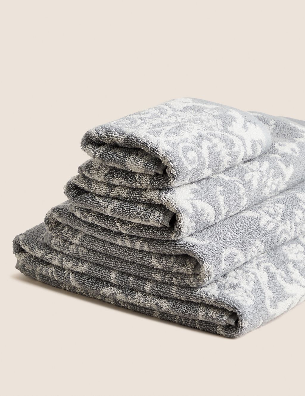 Pure Cotton Damask Jacquard Towel