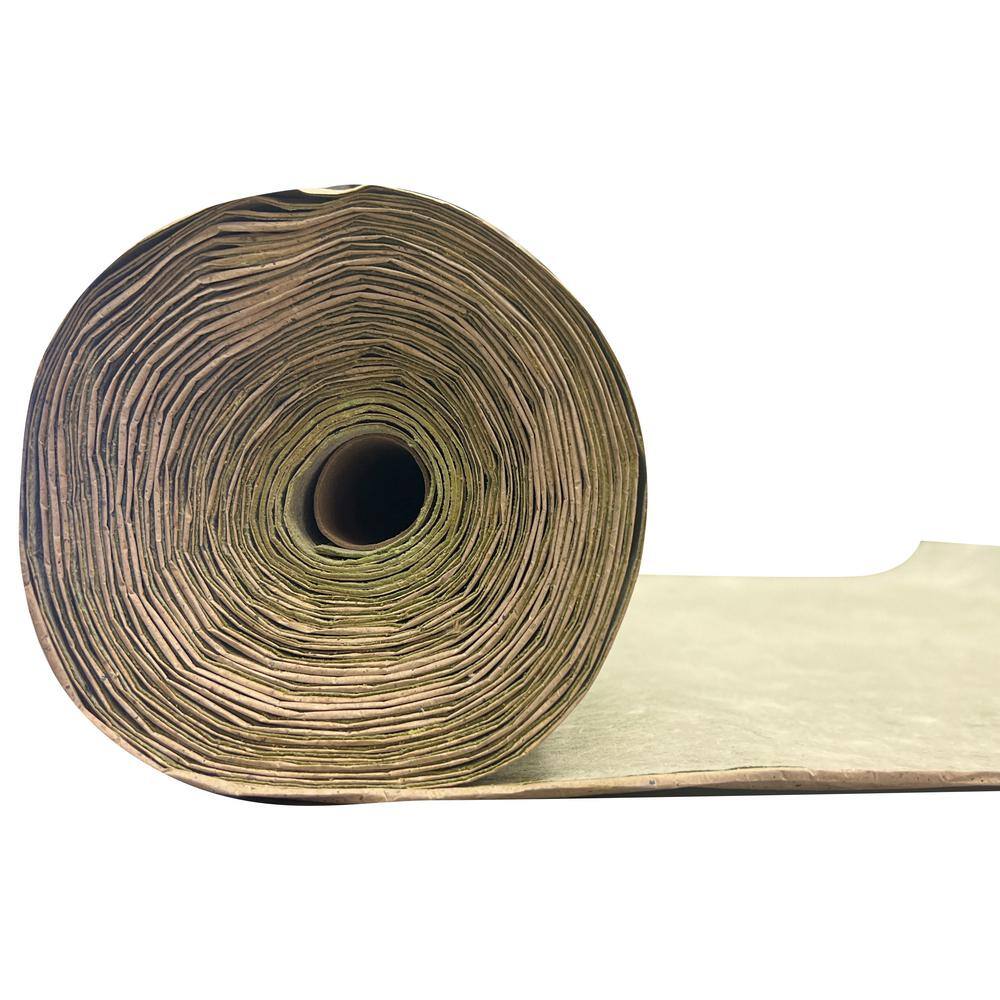 Dekorman 100 sq. ft. 40 x in. W 30.3 x ft. L x 80 mil 2 mm T Rubber Underlayment for Engineered hardwood Floor GRU2160